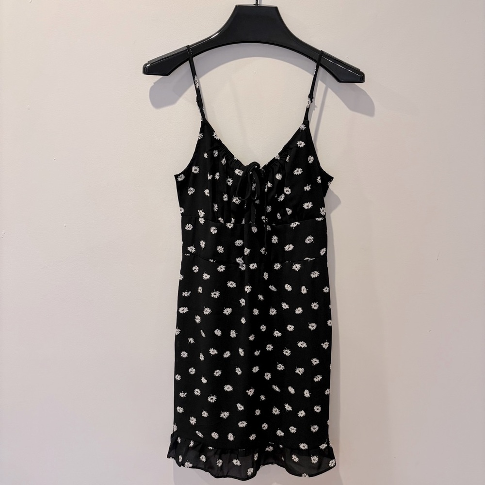 Abercrombie & Fitch Black White Pattern Summer Dress